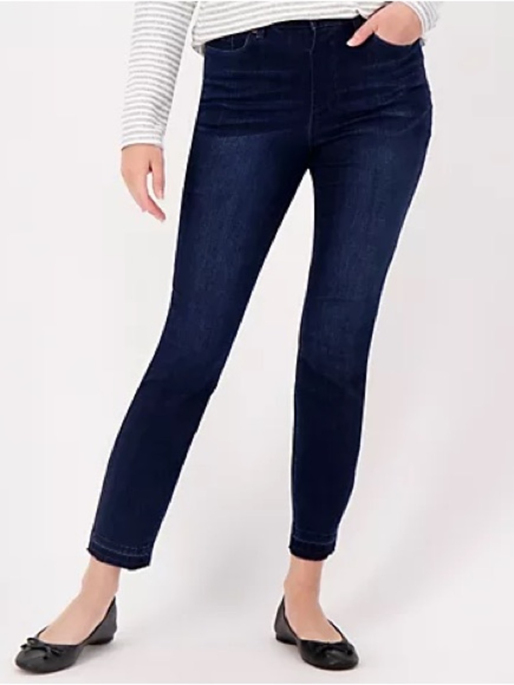 NWT Susan Graver Pull-on Skinny Jeans (2)